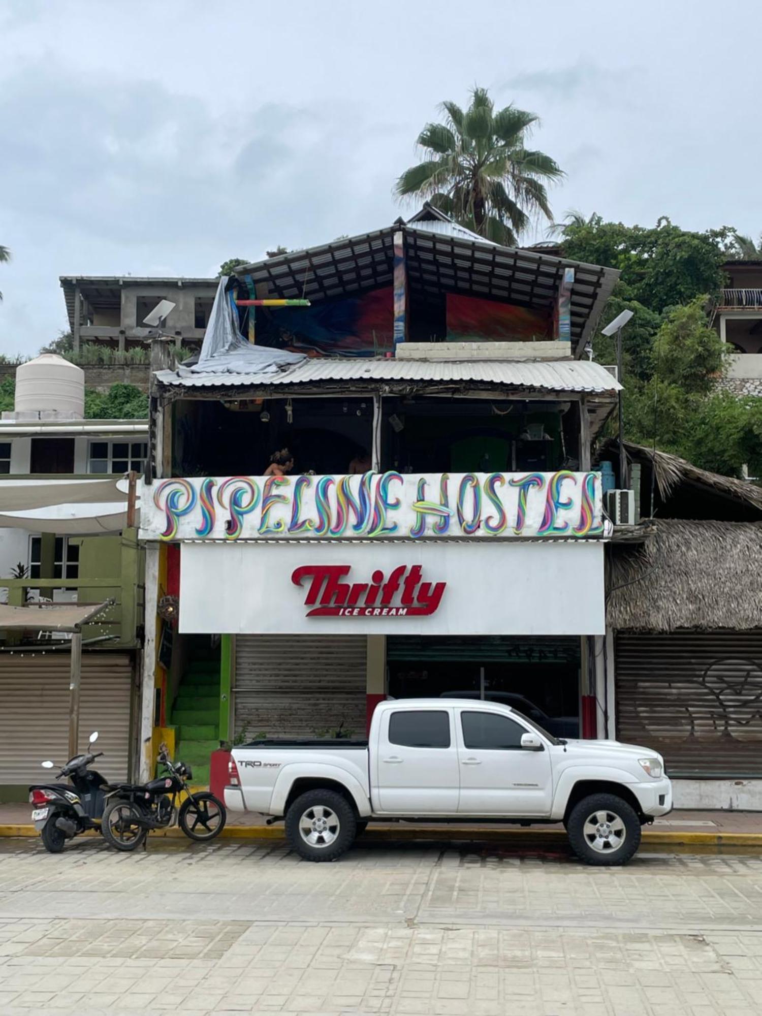 Pipeline Hostel Puerto Escondido  Dış mekan fotoğraf